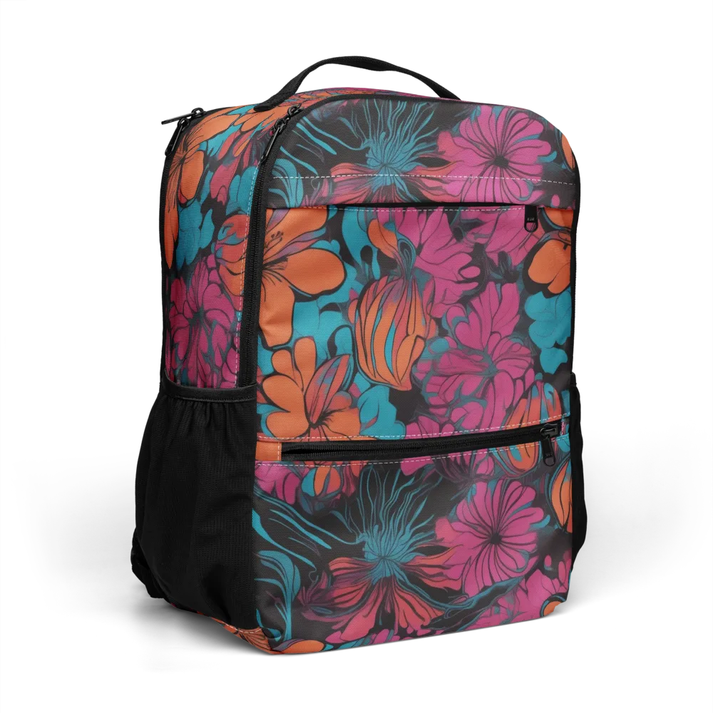 Tropic Static on Utility Backpack — Right Front