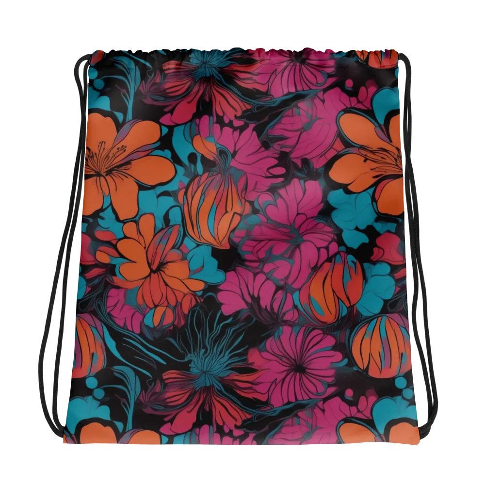 Tropic Static on Drawstring Bag — Photo