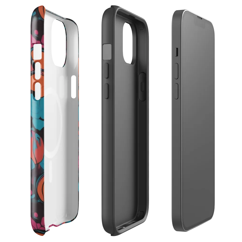 Tropic Static on MagSafe Tough Case for iPhone® — Front