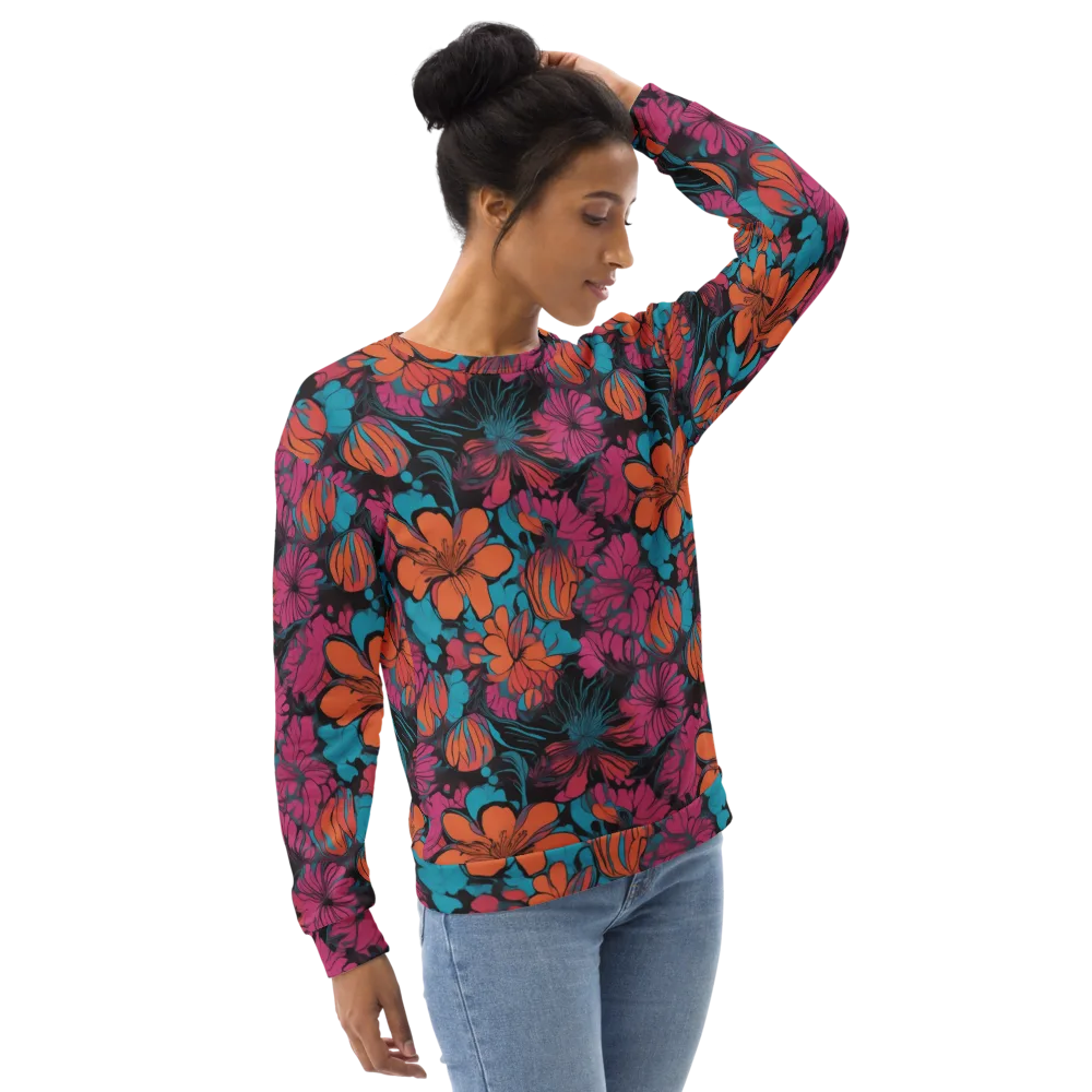 Tropic Static on Sweatshirt — Right Front