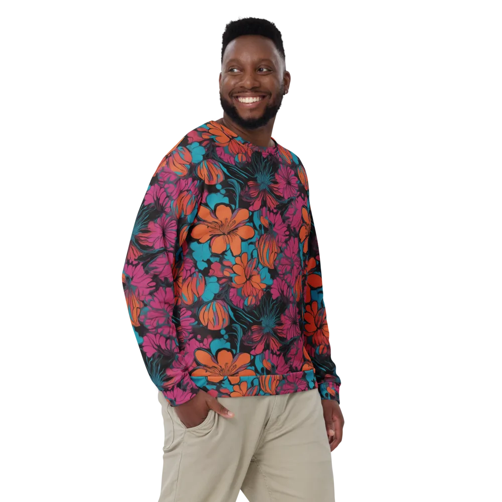 Tropic Static on Sweatshirt — Front