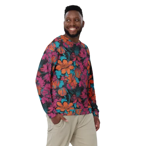Tropic Static on a Sweatshirt