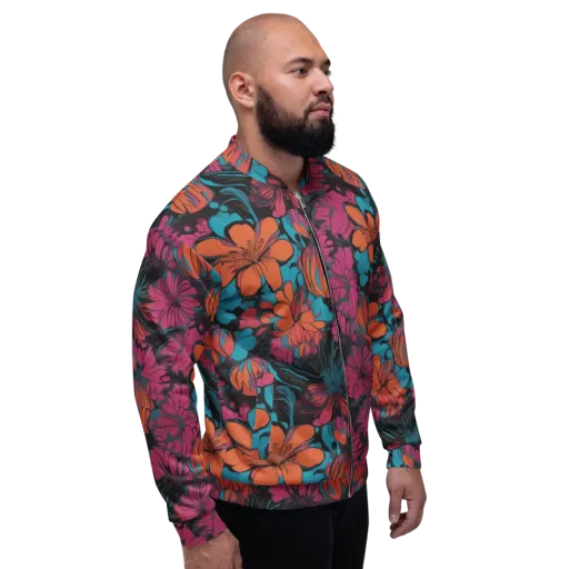 Tropic Static on a Bomber Jacket