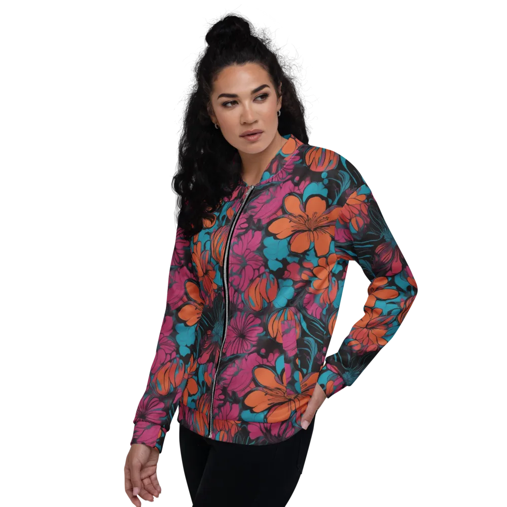Tropic Static on Bomber Jacket — Left