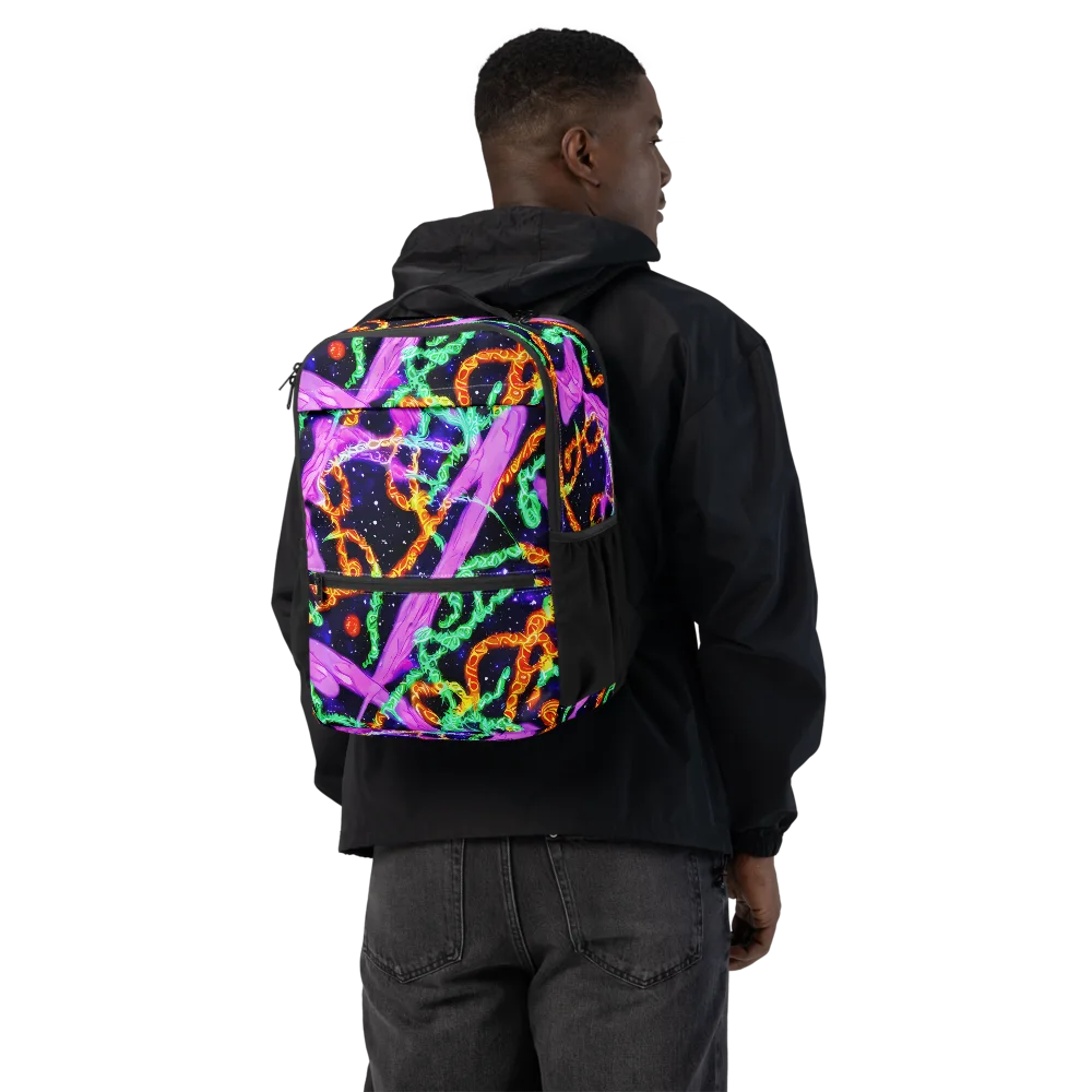 Enckell's Nebula on Utility Backpack — Back