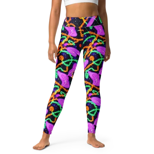Enckell's Nebula on a Yoga Leggings