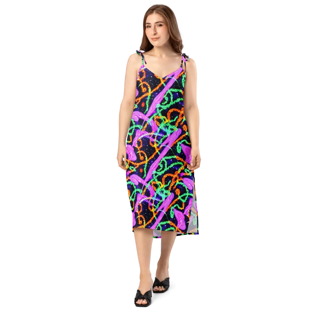 Enckell's Nebula on Slip Dress — Front