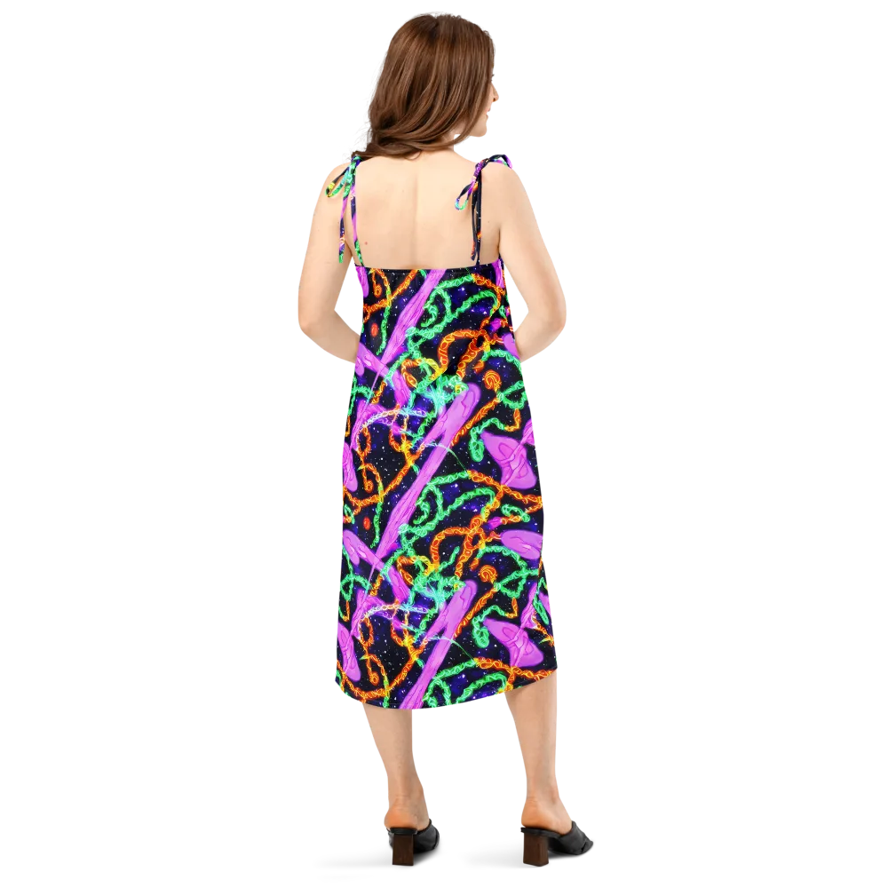 Enckell's Nebula on Slip Dress — Back