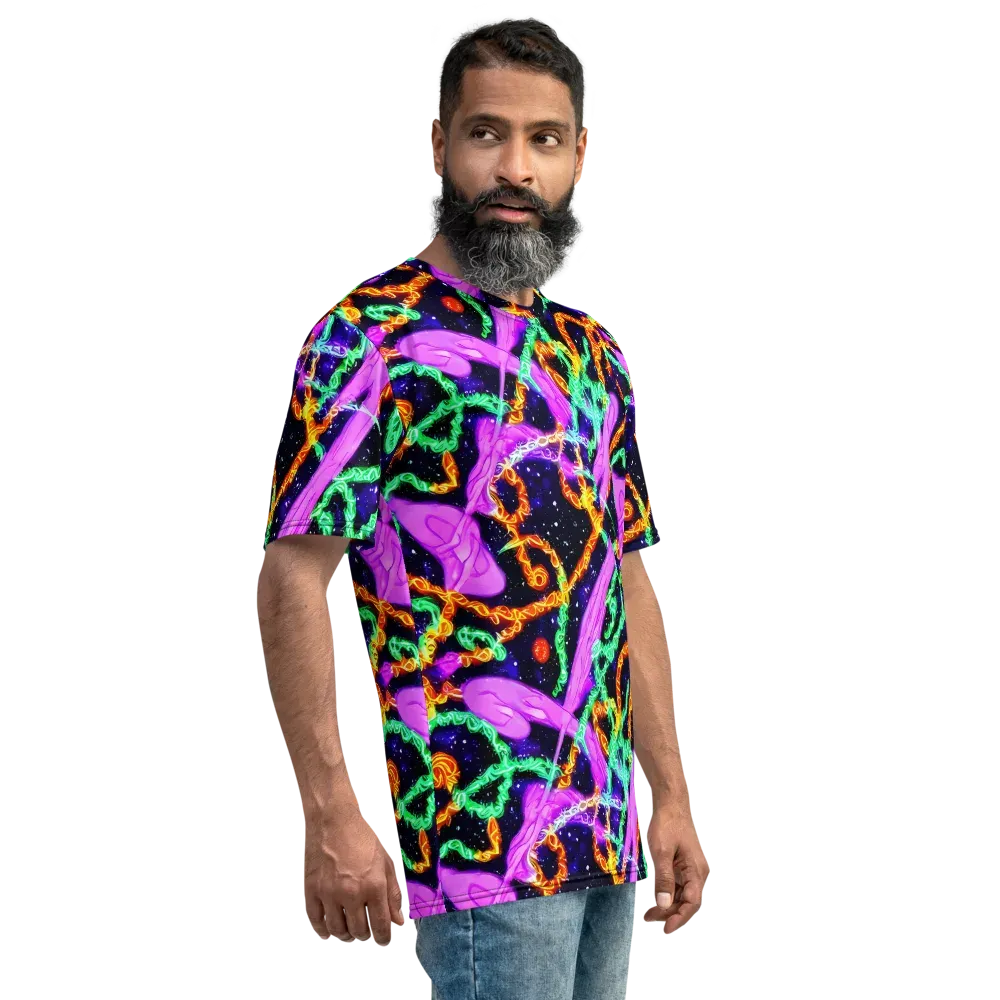 Enckell's Nebula on Men's Crew Neck T-Shirt — Right