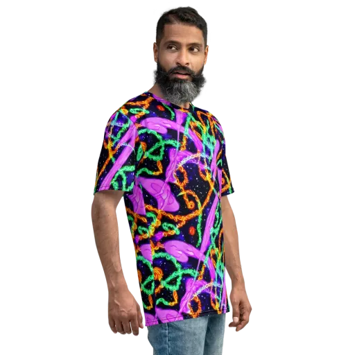 Enckell's Nebula on a Men's Crew Neck T-Shirt