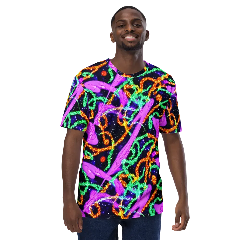 Enckell's Nebula on Men's Crew Neck T-Shirt — Front