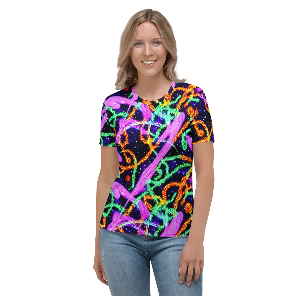 Enckell's Nebula on Women's Crew Neck T-Shirt — Front