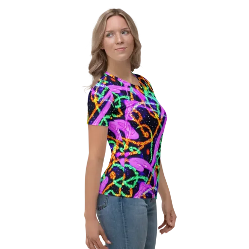 Enckell's Nebula on a Women's Crew Neck T-Shirt