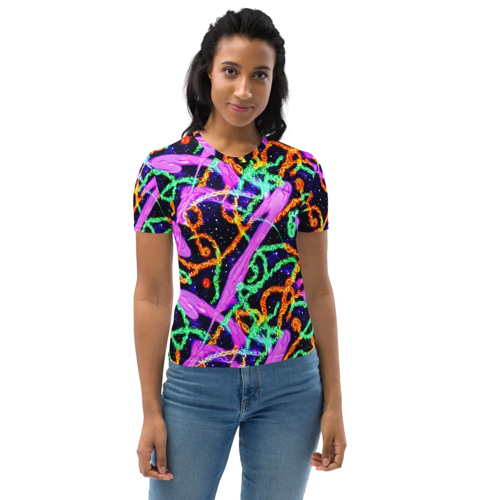 Enckell's Nebula on Women's Crew Neck T-Shirt — Front