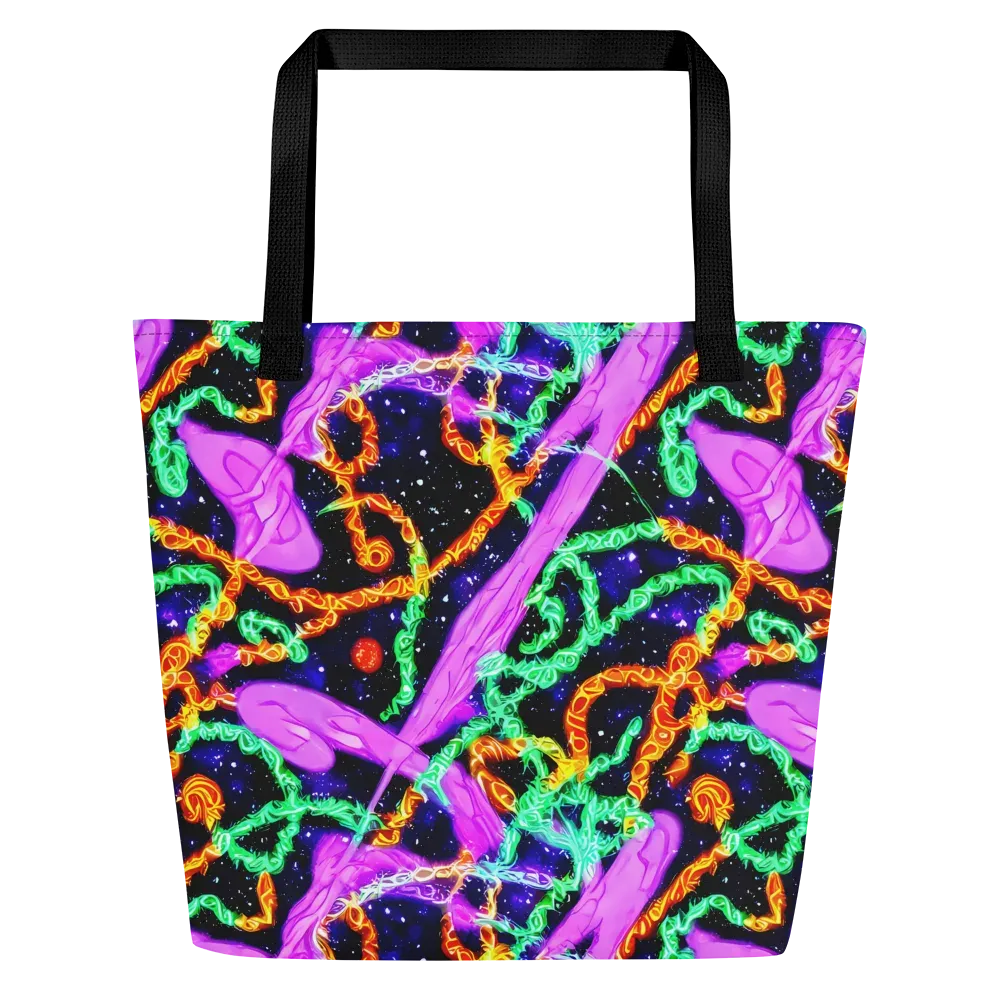 Enckell's Nebula on Large Tote Bag W/ Pocket — Front