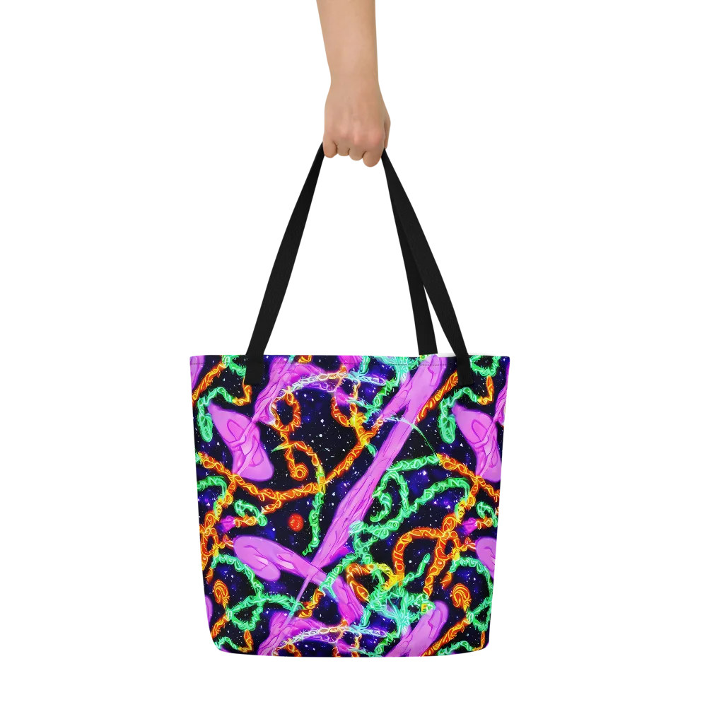 Enckell's Nebula on Large Tote Bag W/ Pocket — Front