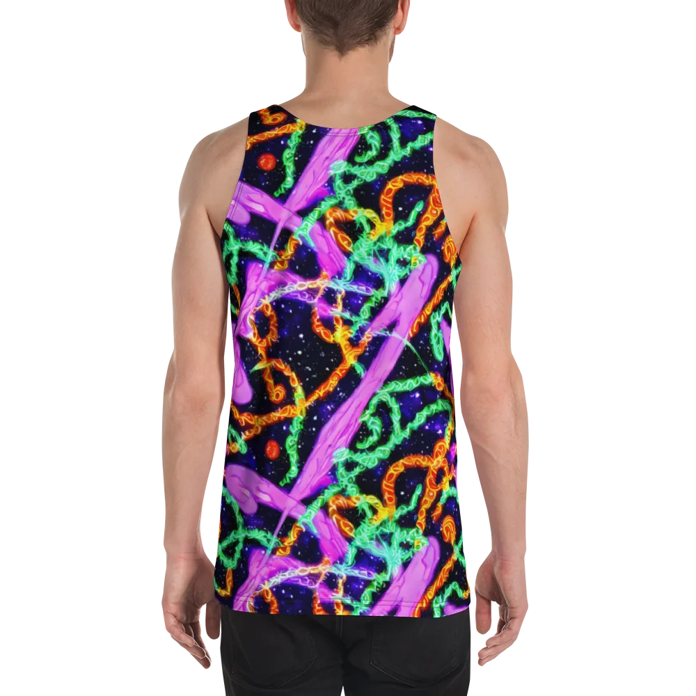 Enckell's Nebula on Men's Tank Top — Back