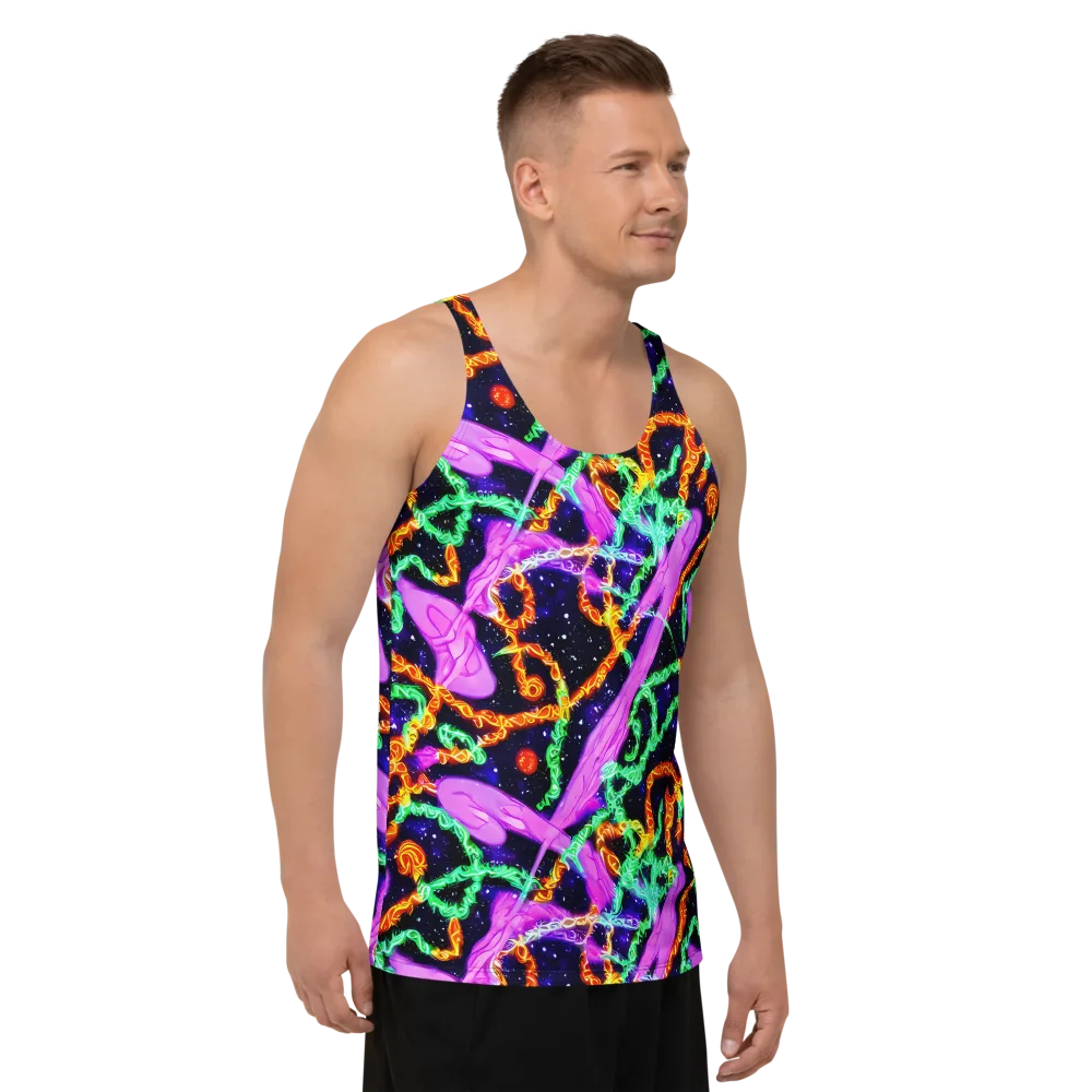 Enckell's Nebula on Men's Tank Top — Right Front