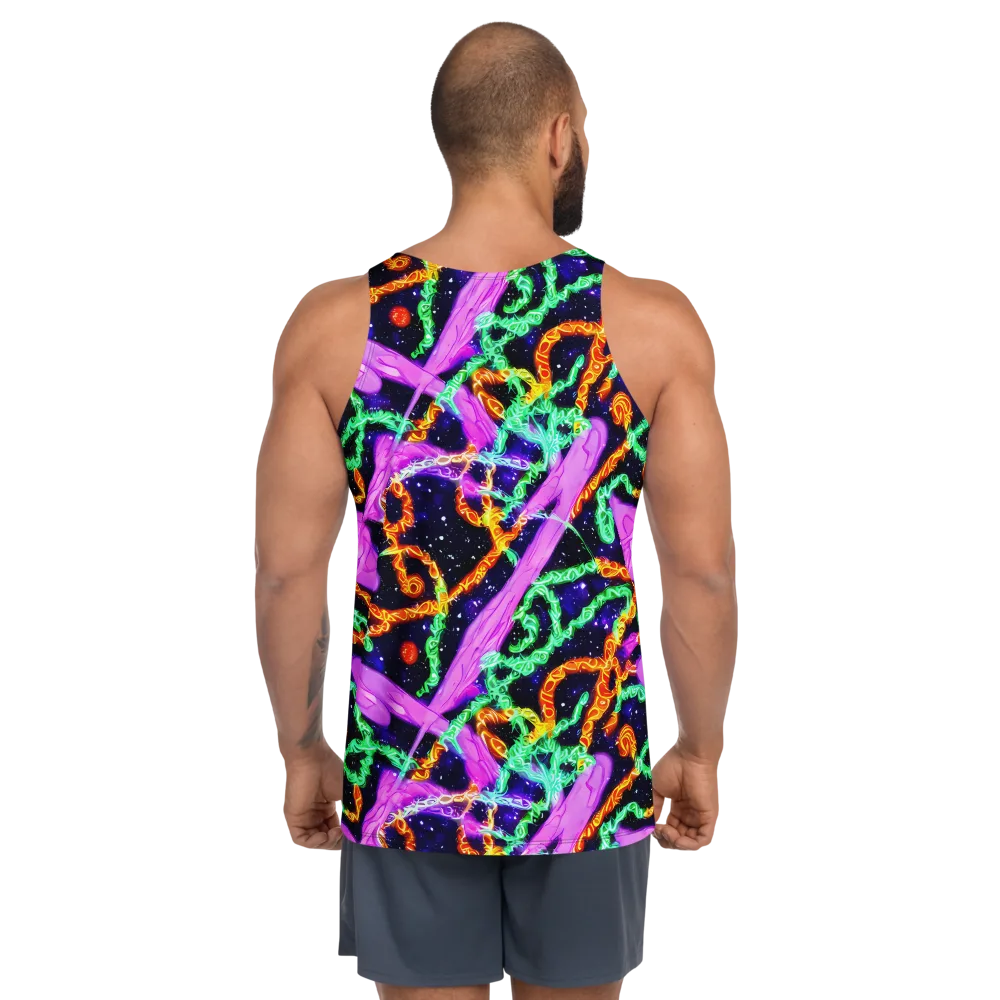 Enckell's Nebula on Men's Tank Top — Back