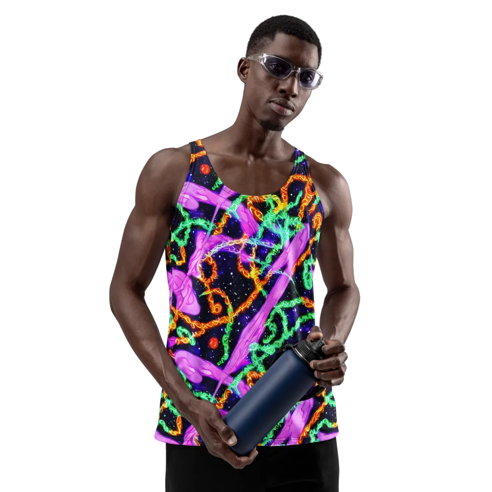 Enckell's Nebula on Men's Tank Top — Front