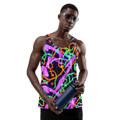 Enckell's Nebula on a Men's Tank Top