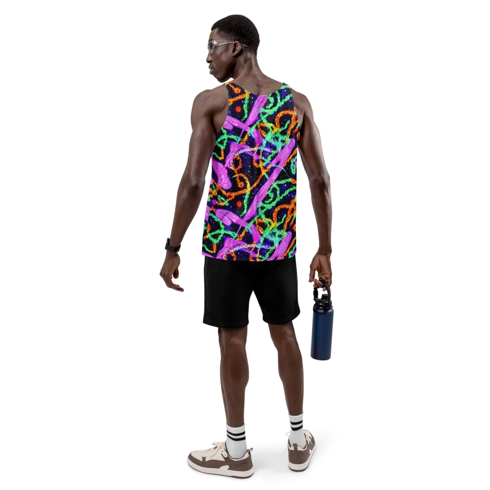 Enckell's Nebula on Men's Tank Top — Back