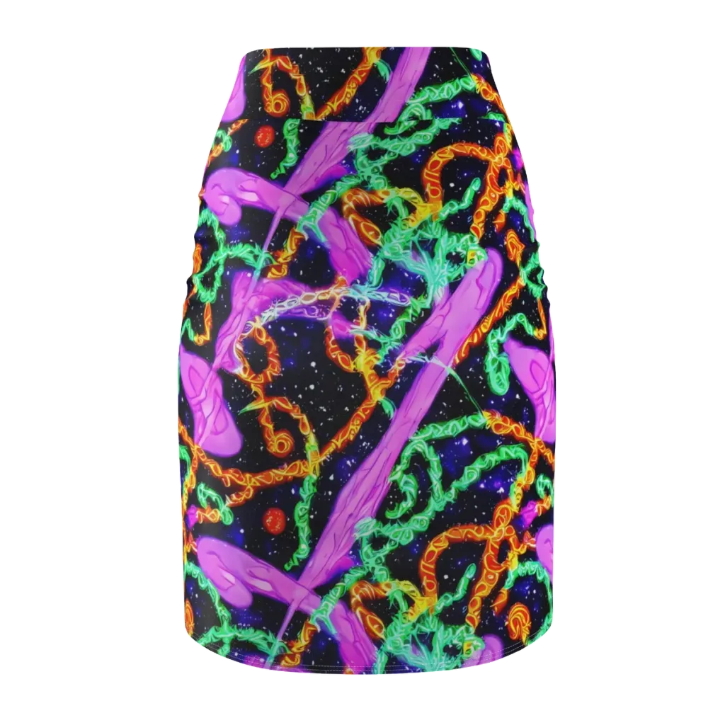 Enckell's Nebula on Pencil Skirt — Back