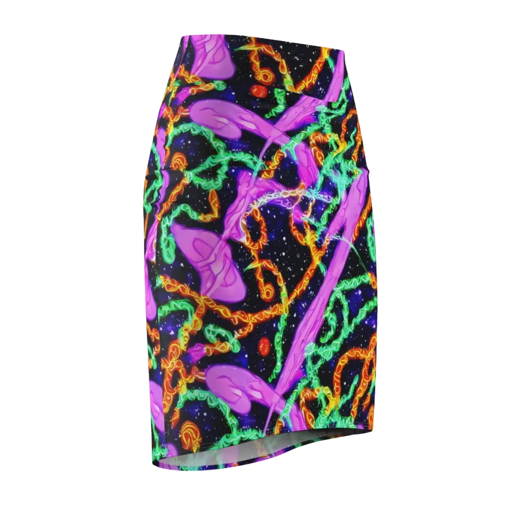 Enckell's Nebula on Pencil Skirt — Front Side