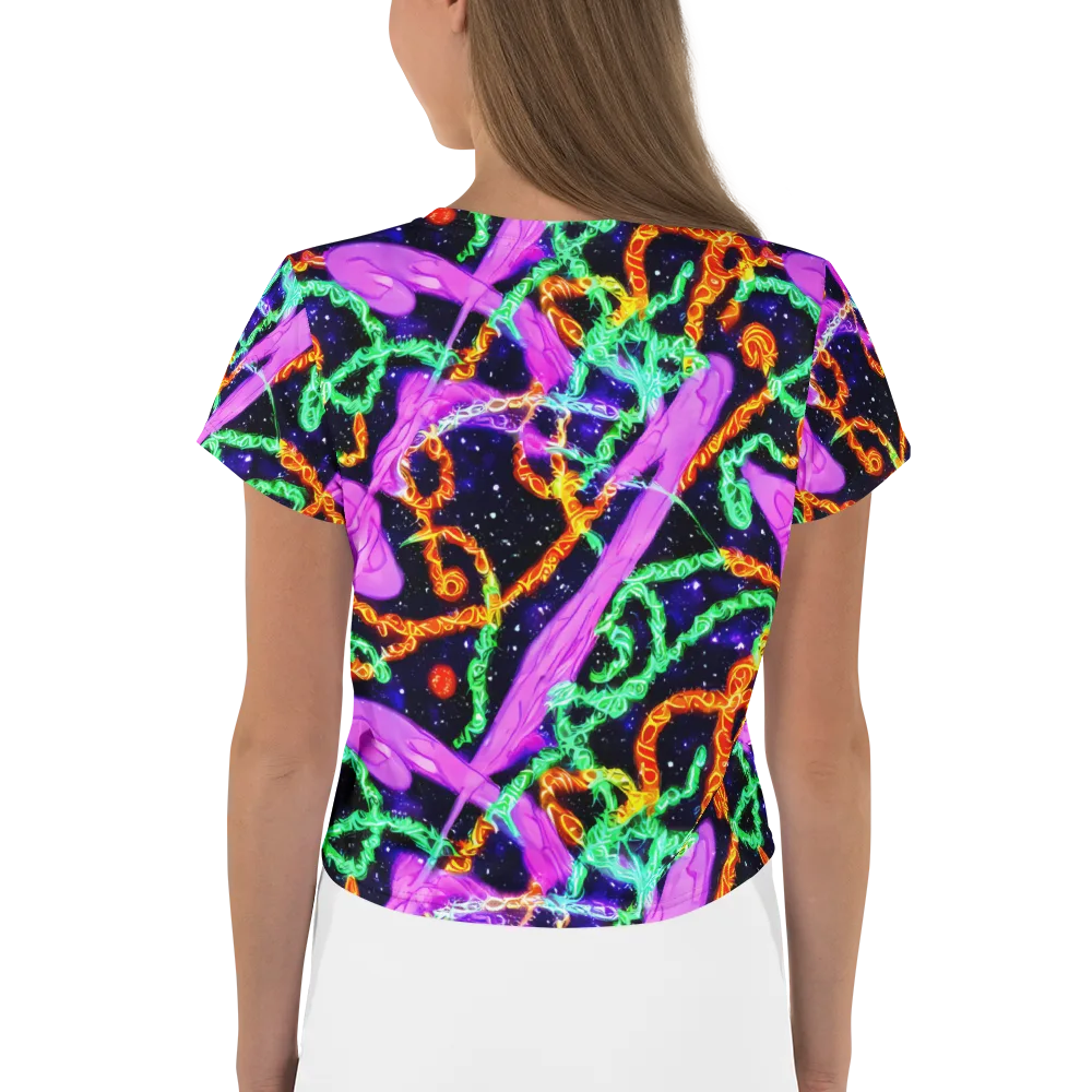 Enckell's Nebula on Crop Tee — Back