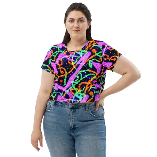 Enckell's Nebula on a Crop Tee