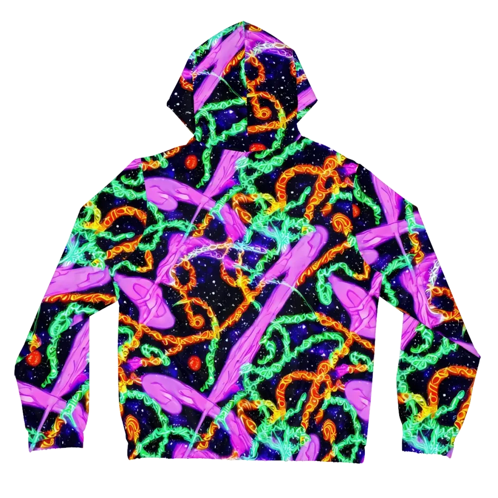 Enckell's Nebula on Women's Full-Zip Hoodie — Back
