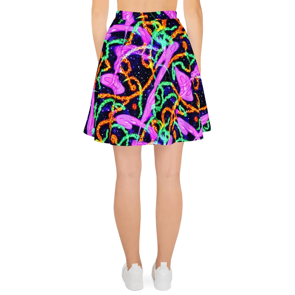 Enckell's Nebula on Skater Skirt — Back