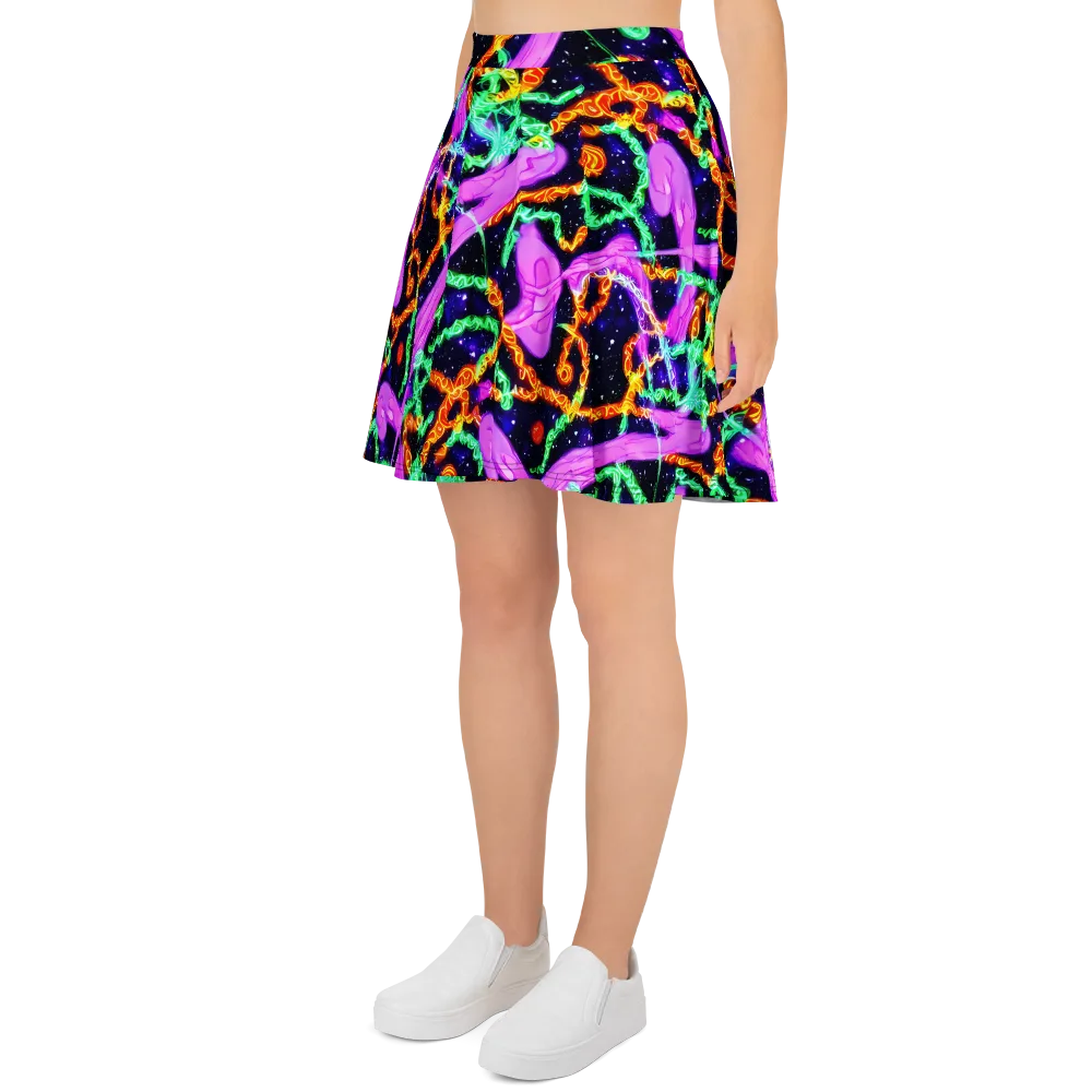 Enckell's Nebula on Skater Skirt — Left