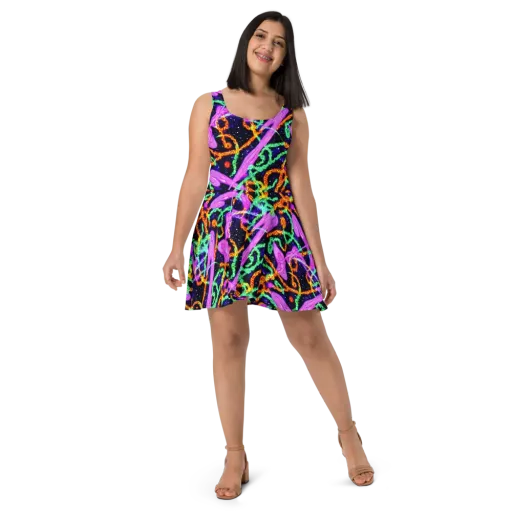 Enckell's Nebula on a Skater Dress