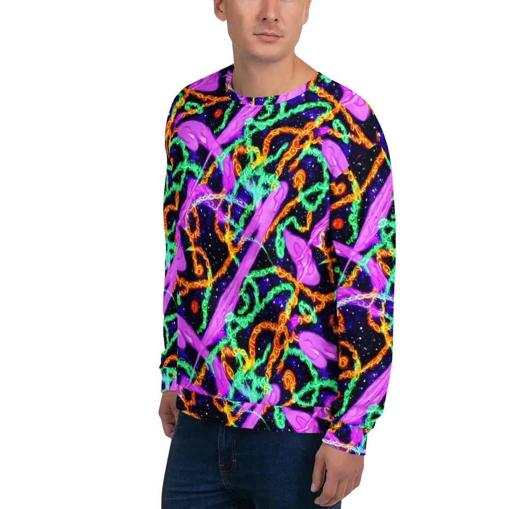 Enckell's Nebula on Sweatshirt — Left Front