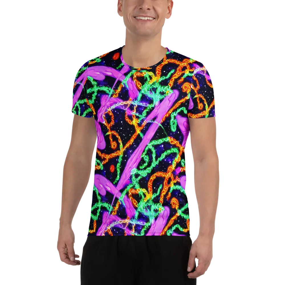 Enckell's Nebula on Men's Athletic T-Shirt — Front
