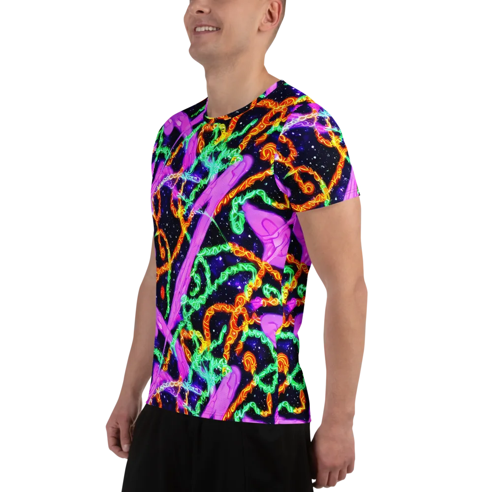 Enckell's Nebula on Men's Athletic T-Shirt — Left