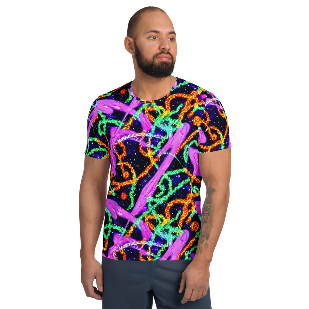 Enckell's Nebula on Men's Athletic T-Shirt — Front