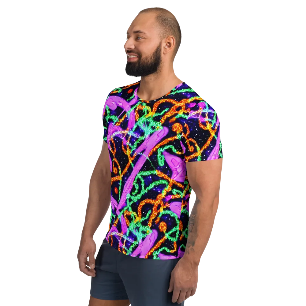 Enckell's Nebula on Men's Athletic T-Shirt — Left