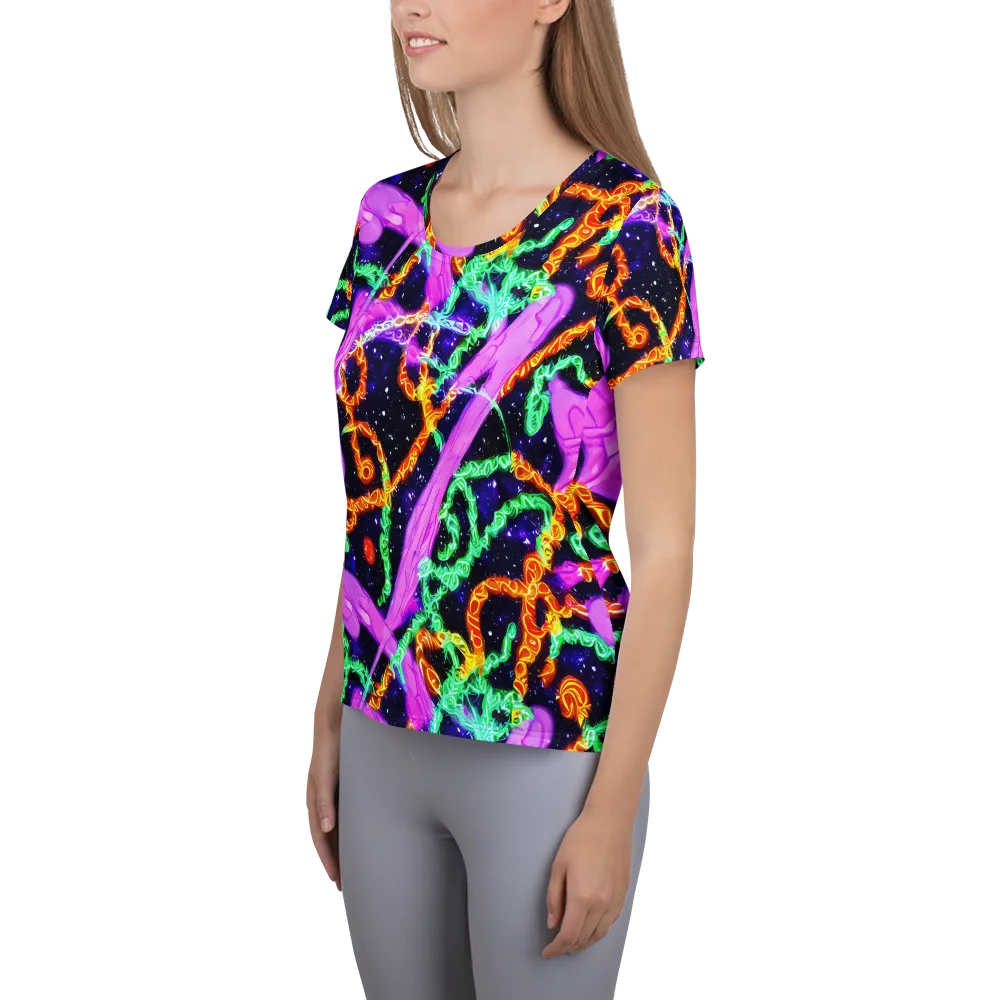Enckell's Nebula on Women's Athletic T-Shirt — Left