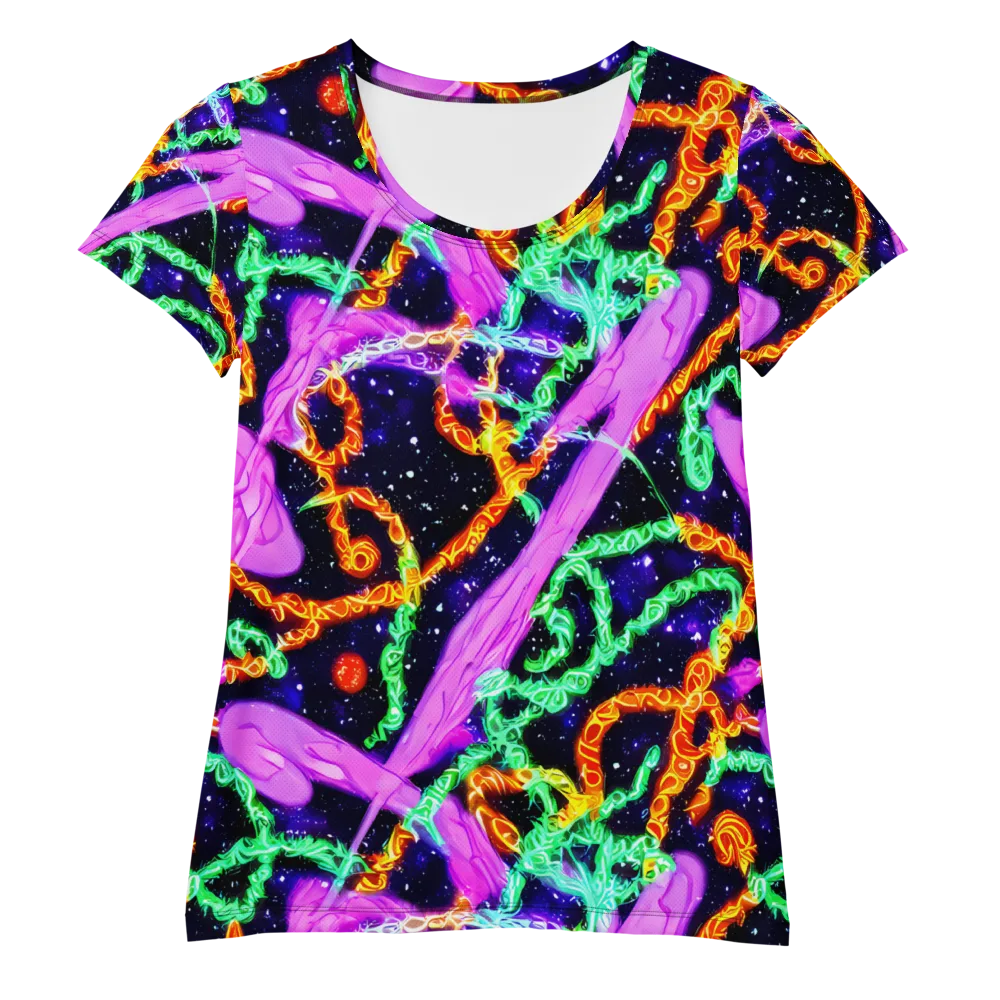 Enckell's Nebula on Women's Athletic T-Shirt — Front