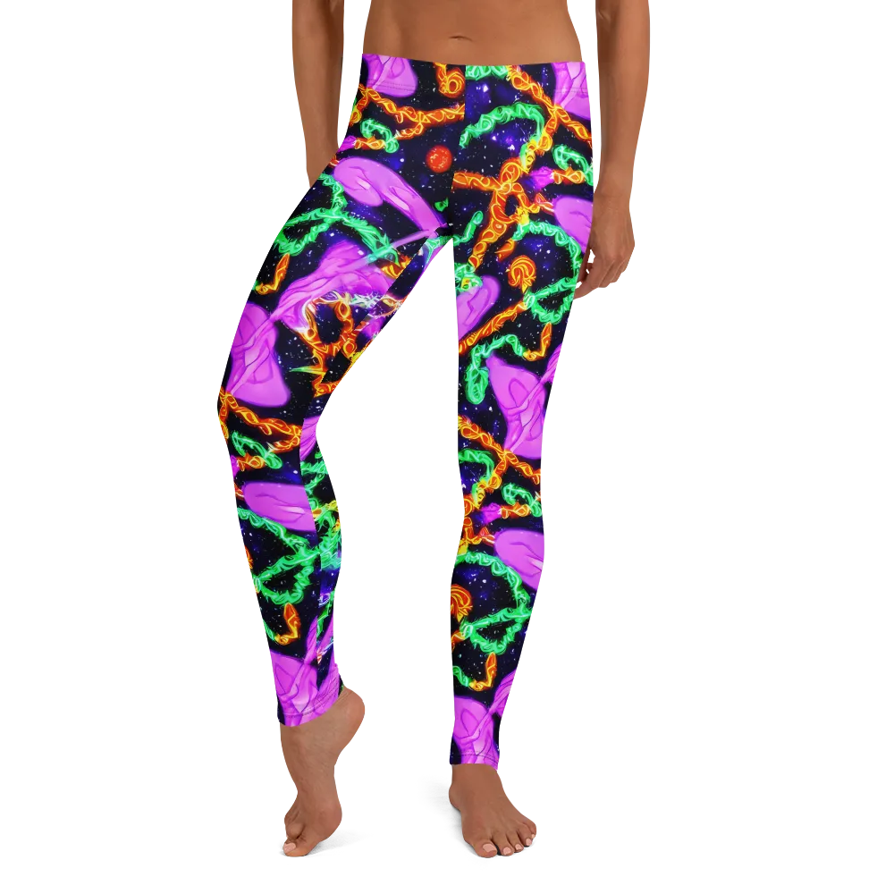 Enckell's Nebula on Leggings — Front