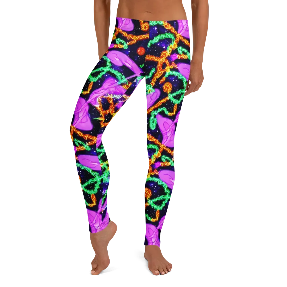 Enckell's Nebula on Leggings — Front