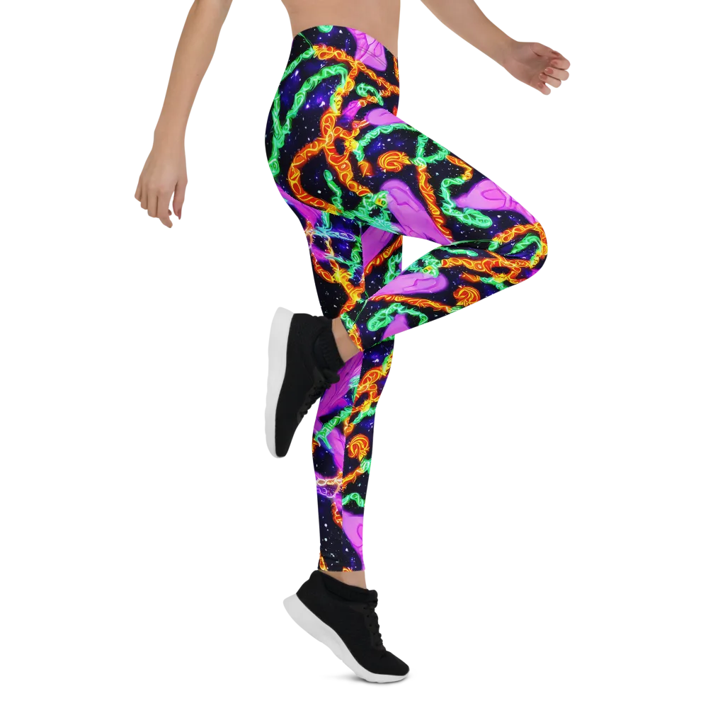 Enckell's Nebula on Leggings — Right