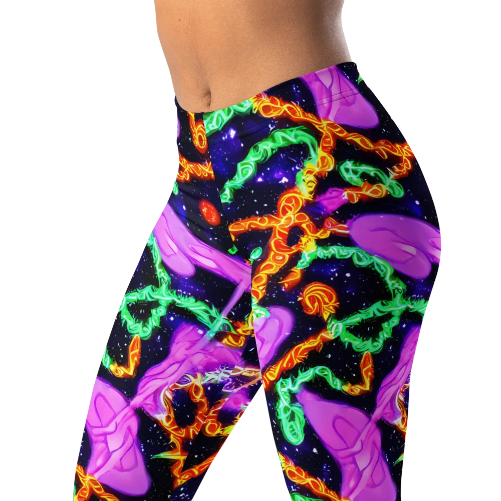 Enckell's Nebula on Leggings — Left Front