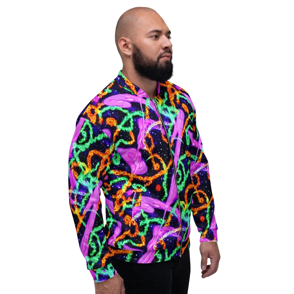 Enckell's Nebula on Bomber Jacket — Right