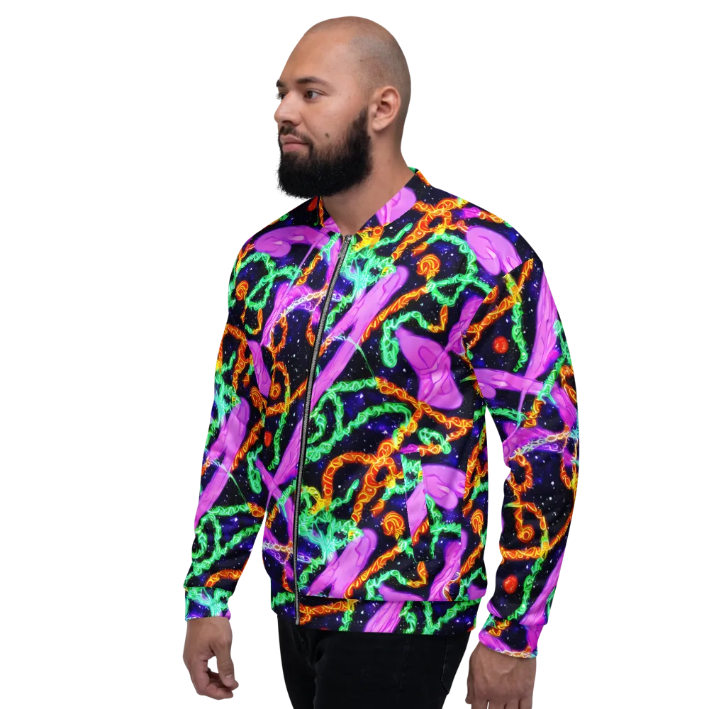 Enckell's Nebula on Bomber Jacket — Left