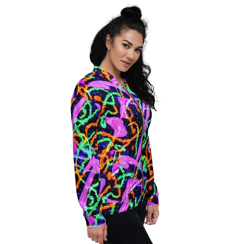 Enckell's Nebula on Bomber Jacket — Right