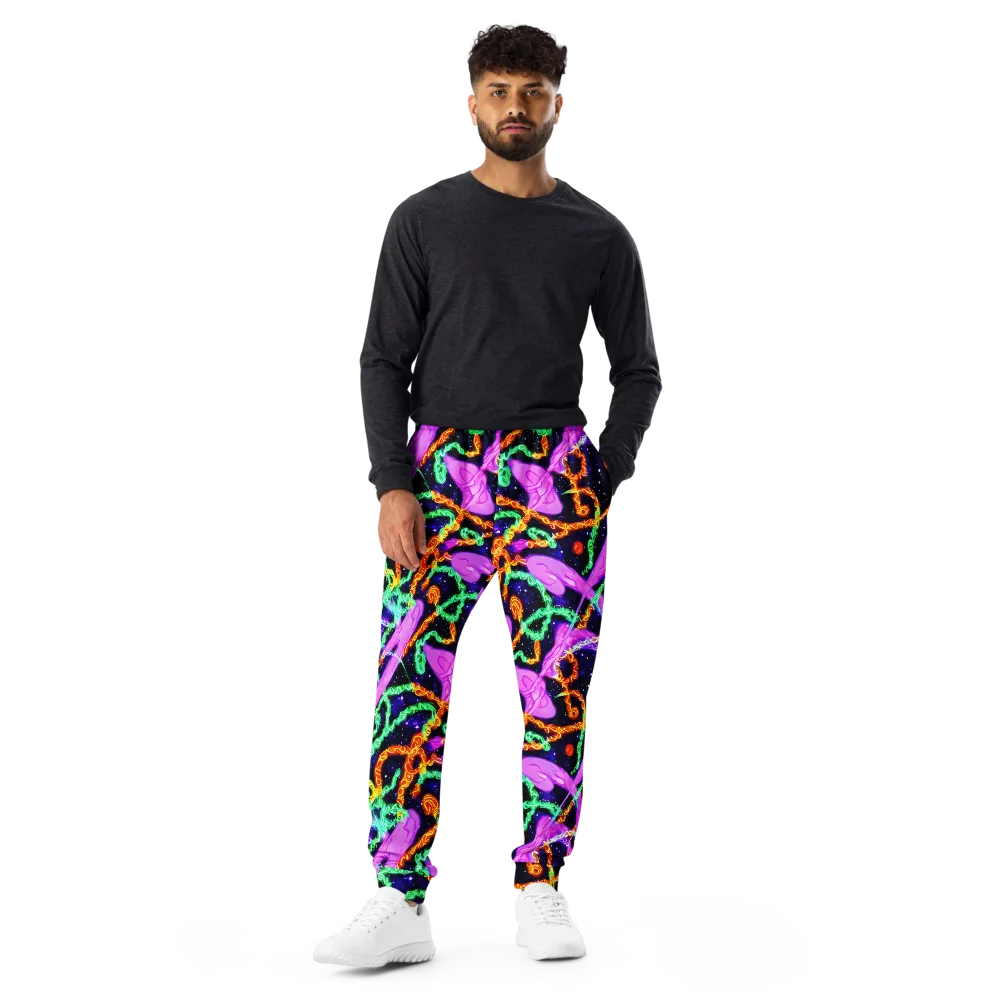 Enckell's Nebula on Men's Joggers — Front