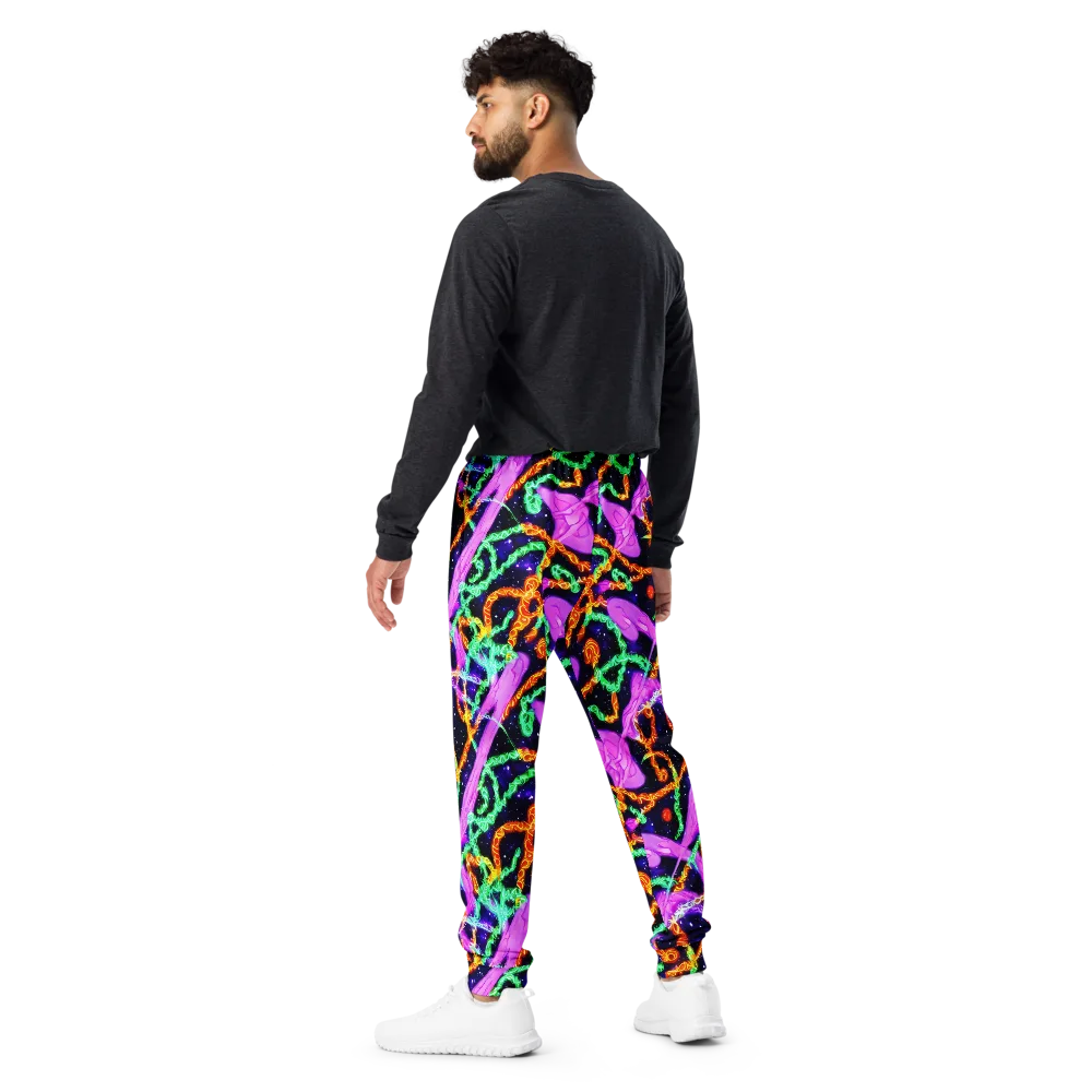 Enckell's Nebula on Men's Joggers — Back